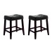 Bianca Saddle Bar Stool - Black